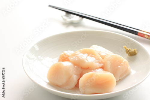 japanese food, Hotate sashimi