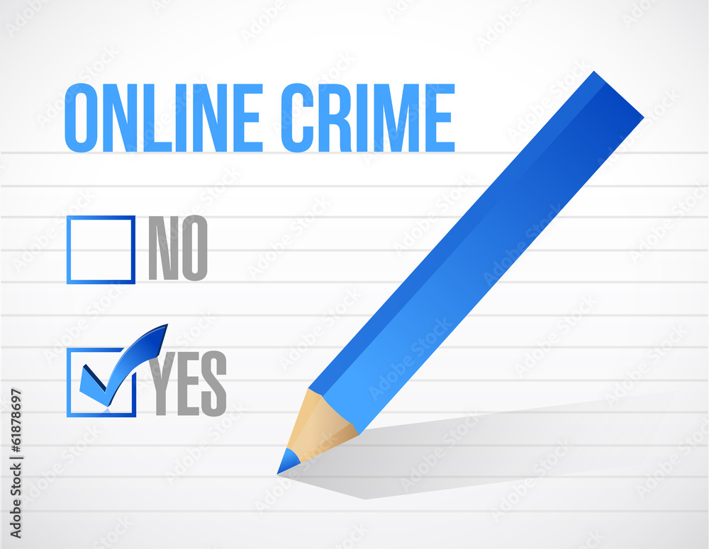 yes online crime check mark illustration yes online crime check mark illustration