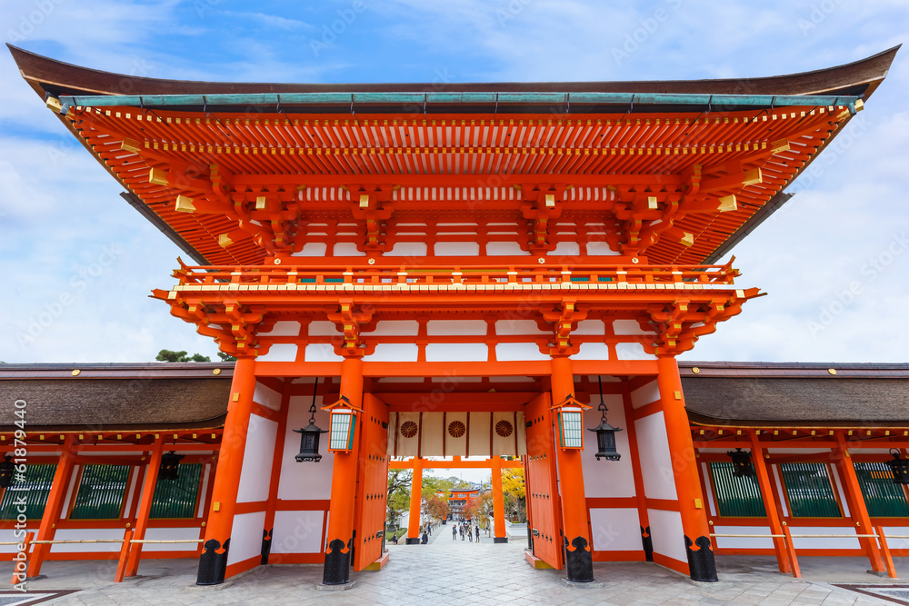 Main gate at Fushimi Inari-taisha in Kyoto