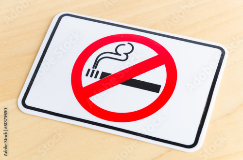 Smoking sign