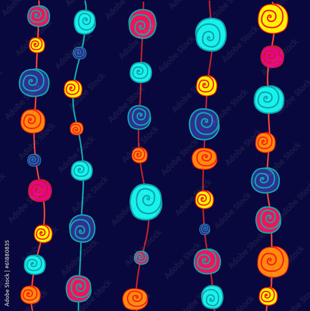 Abstract background with spirals Abstract background with spirals