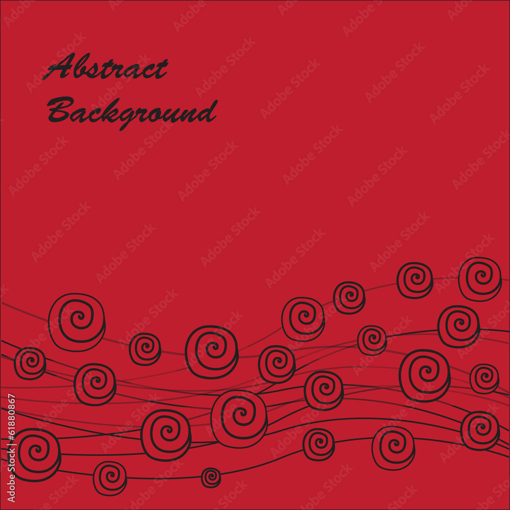 Abstract background with spirals Abstract background with spirals