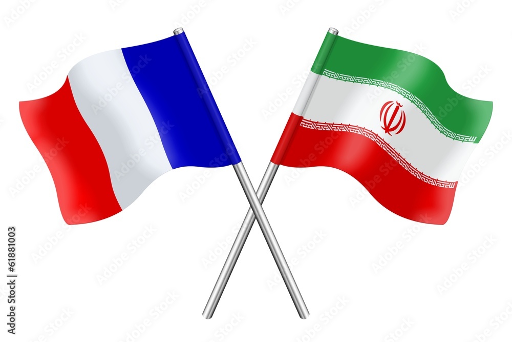 Drapeaux : Duo France Iran