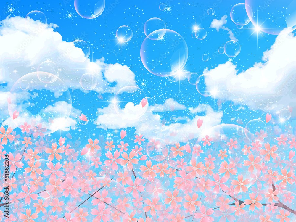 桜 空 背景 桜 空 背景