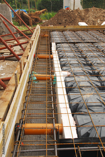 Wallpaper Mural Foundation Works Showing Radon Ventilation Pipes Torontodigital.ca