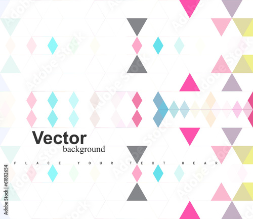 Pattern of geometric shapes colorful texture creative background
