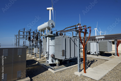Obraz w ramie wind energy