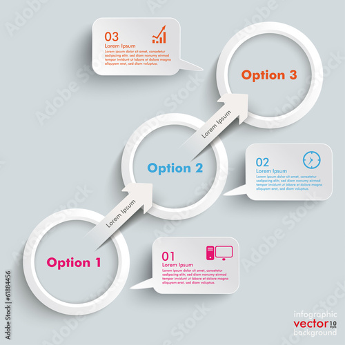 Paper Arrows 3 White Rings 3 Options