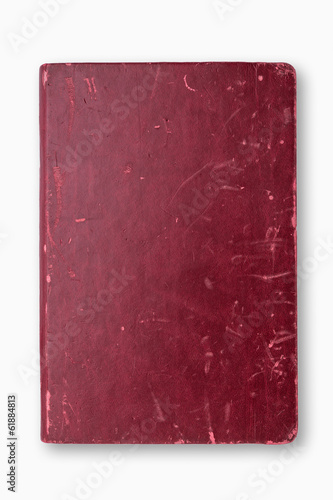 Grunge red cover notebook