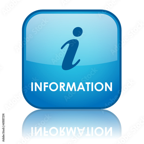 "INFORMATION" Web Button (find out more contact support help)