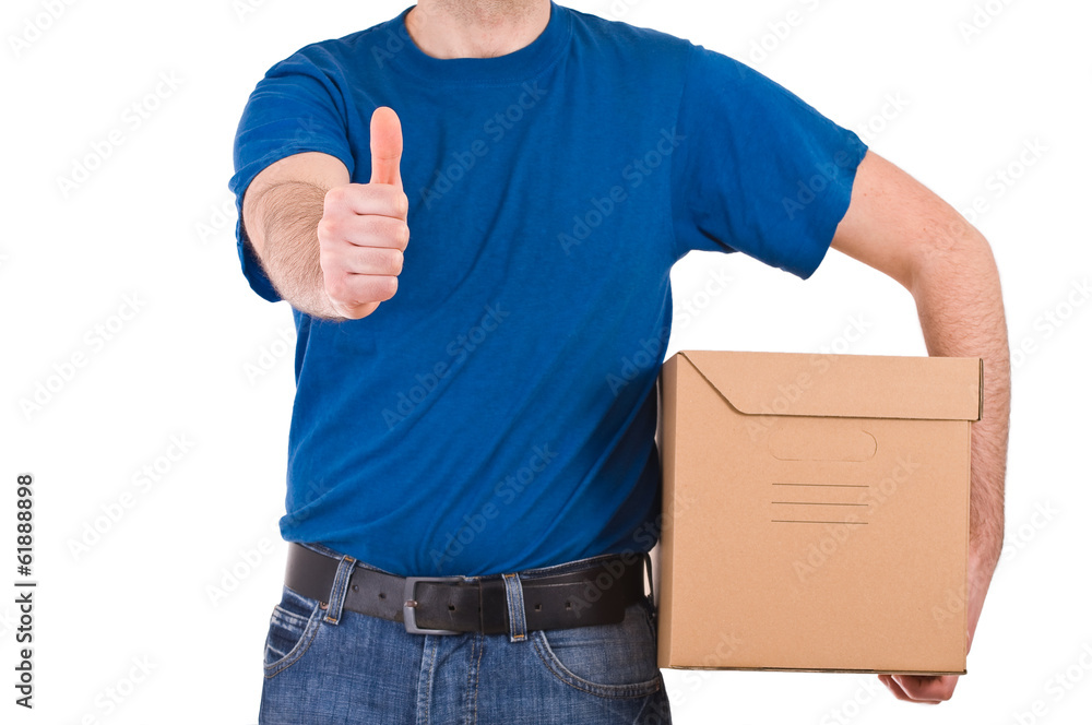 Delivery man. Delivery man.