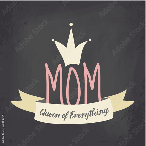 Mother's Day Chalkboard Greeting Card