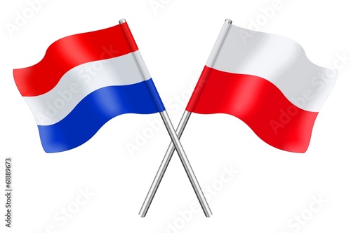 Flags : the Nederlands and Poland Free Download Flags : the Nederlands and Poland - GFXLoad