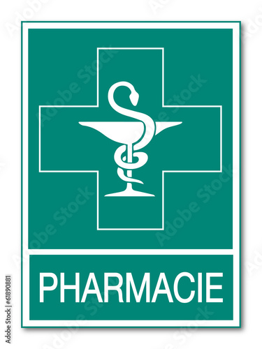 Panneau pharmacie.