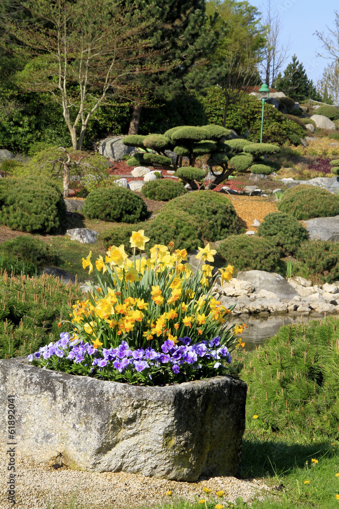 Obraz premium Gartenlandschaft