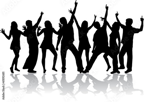 Dancing silhouettes