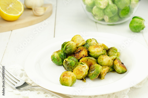Roasted brussels sprouts