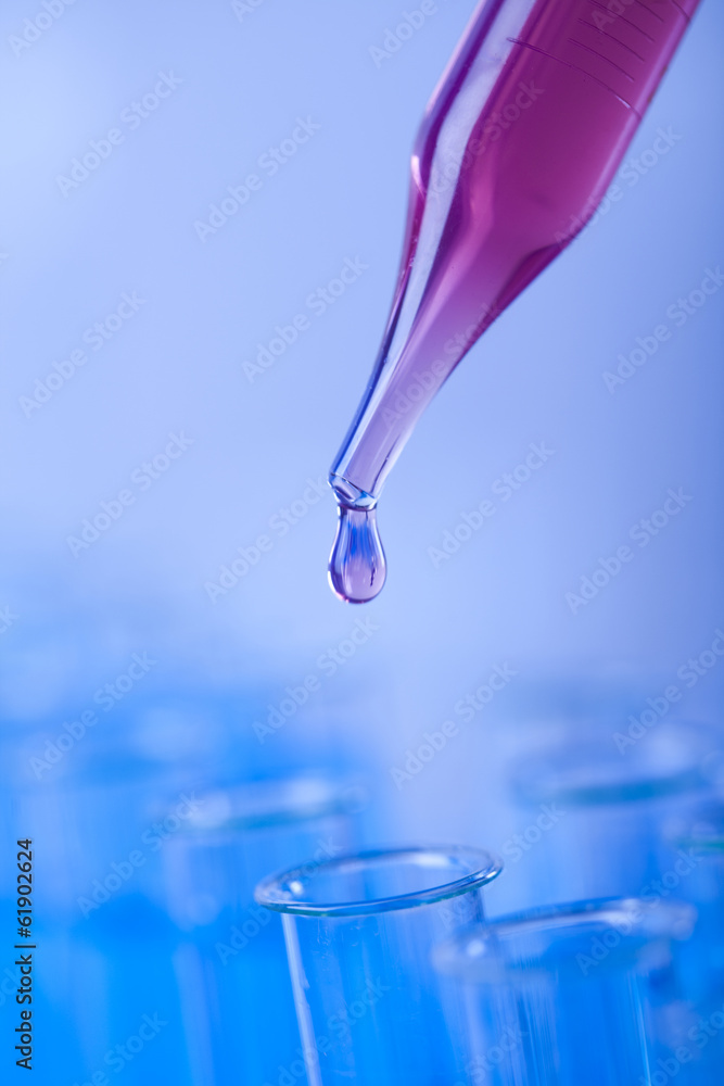 Drop tube in the laboratory 