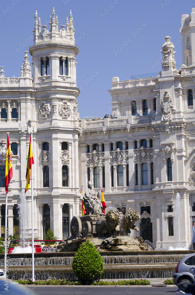 Naklejka premium monumento cibeles madrid