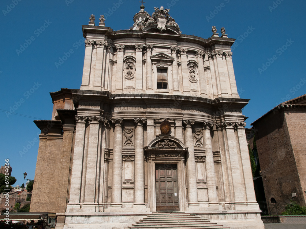Church of Santi Luca e Martina in Rome Church of Santi Luca e Martina in Rome