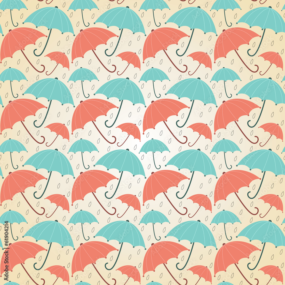 Fototapeta premium Pastel umbrellas