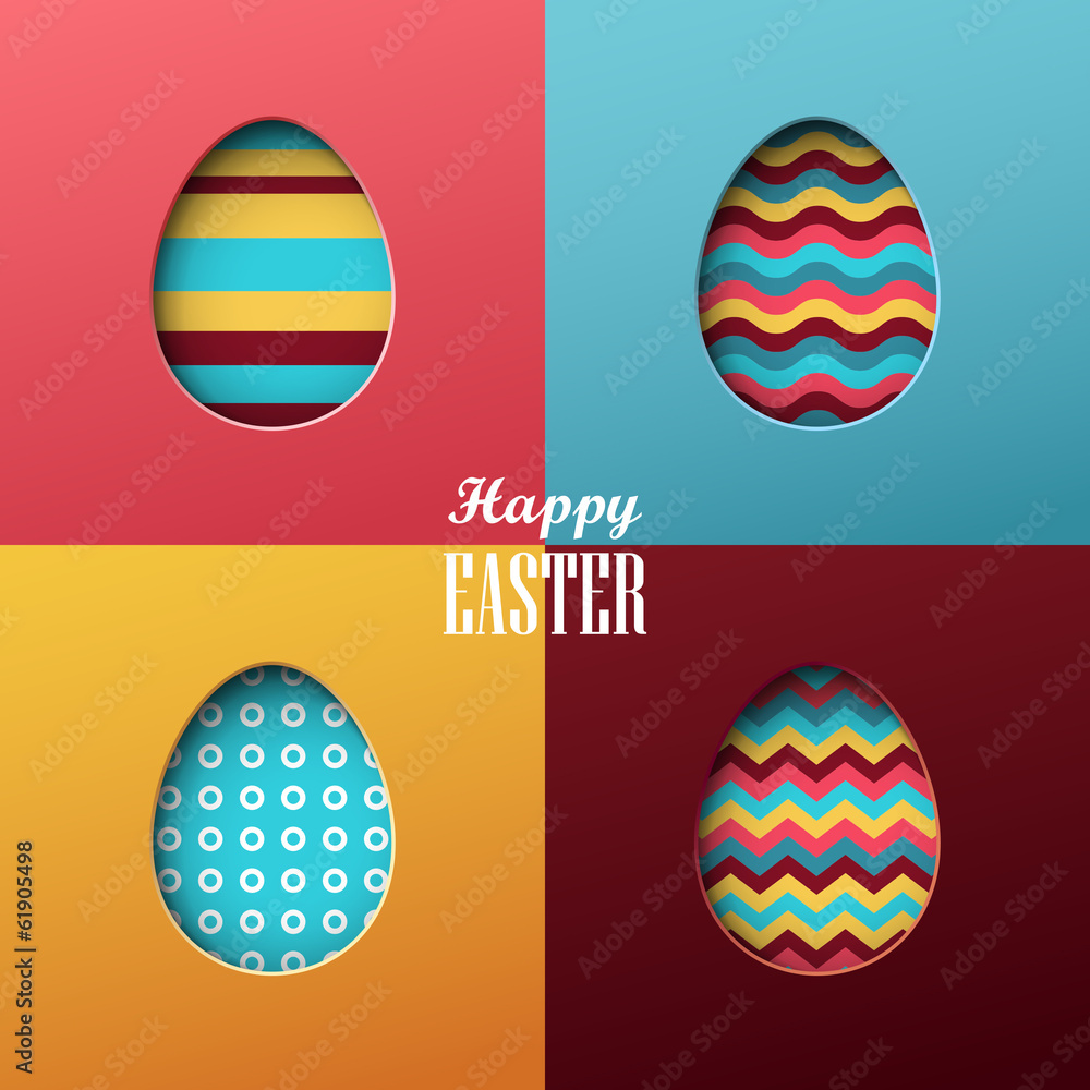 Bright vector easter background Bright vector easter background