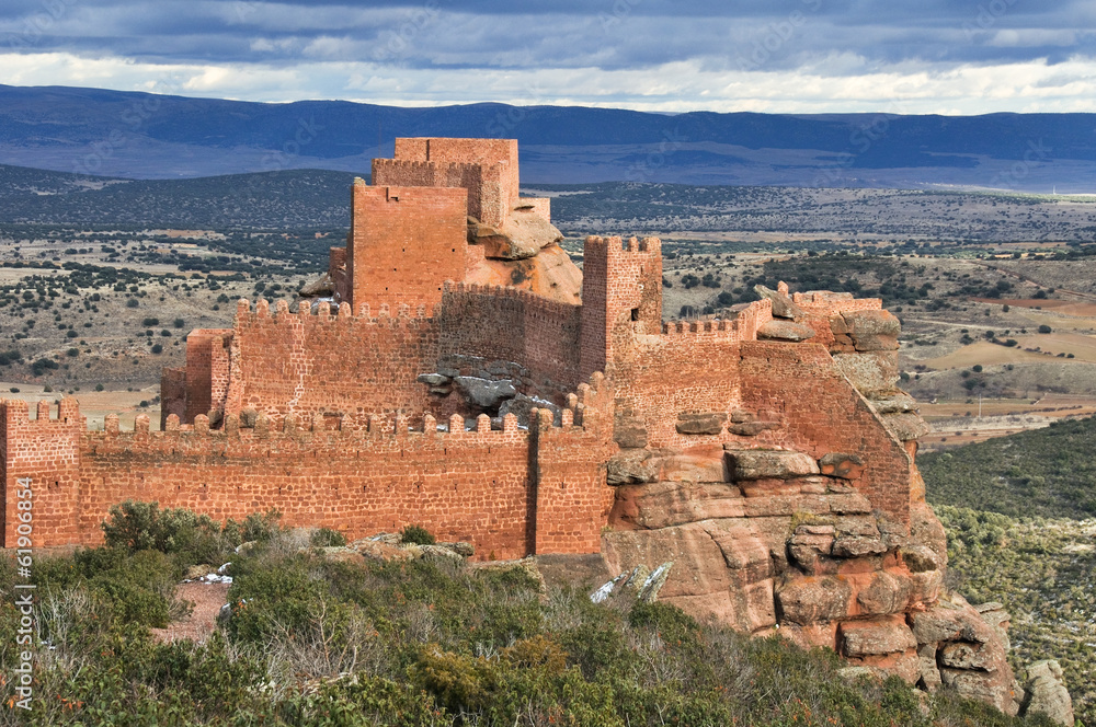 Castle of Peracense in Teruel province, Aragon (Spain)