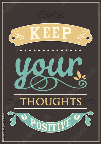 Inspirational slogan poster