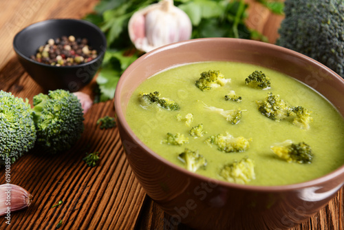 Broccoli soup photo