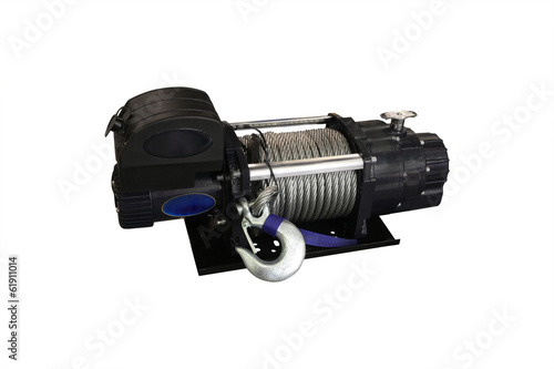 close up of a winch