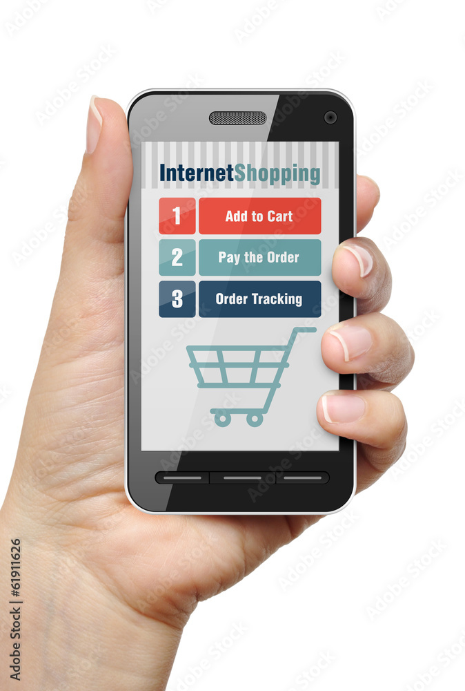 Internet shopping concept Internet shopping concept