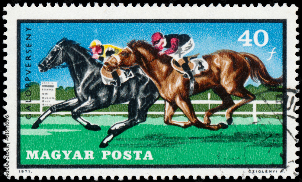 HUNGARY - CIRCA 1971: A stamp printed in Hungary shows Equestria