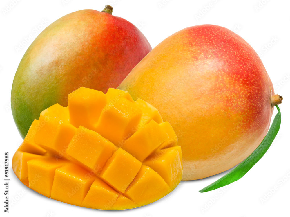 Mango isolated on white background Mango isolated on white background