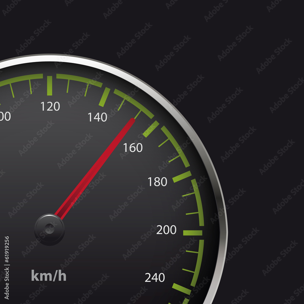 Vector illustration of speedometer Vector illustration of speedometer