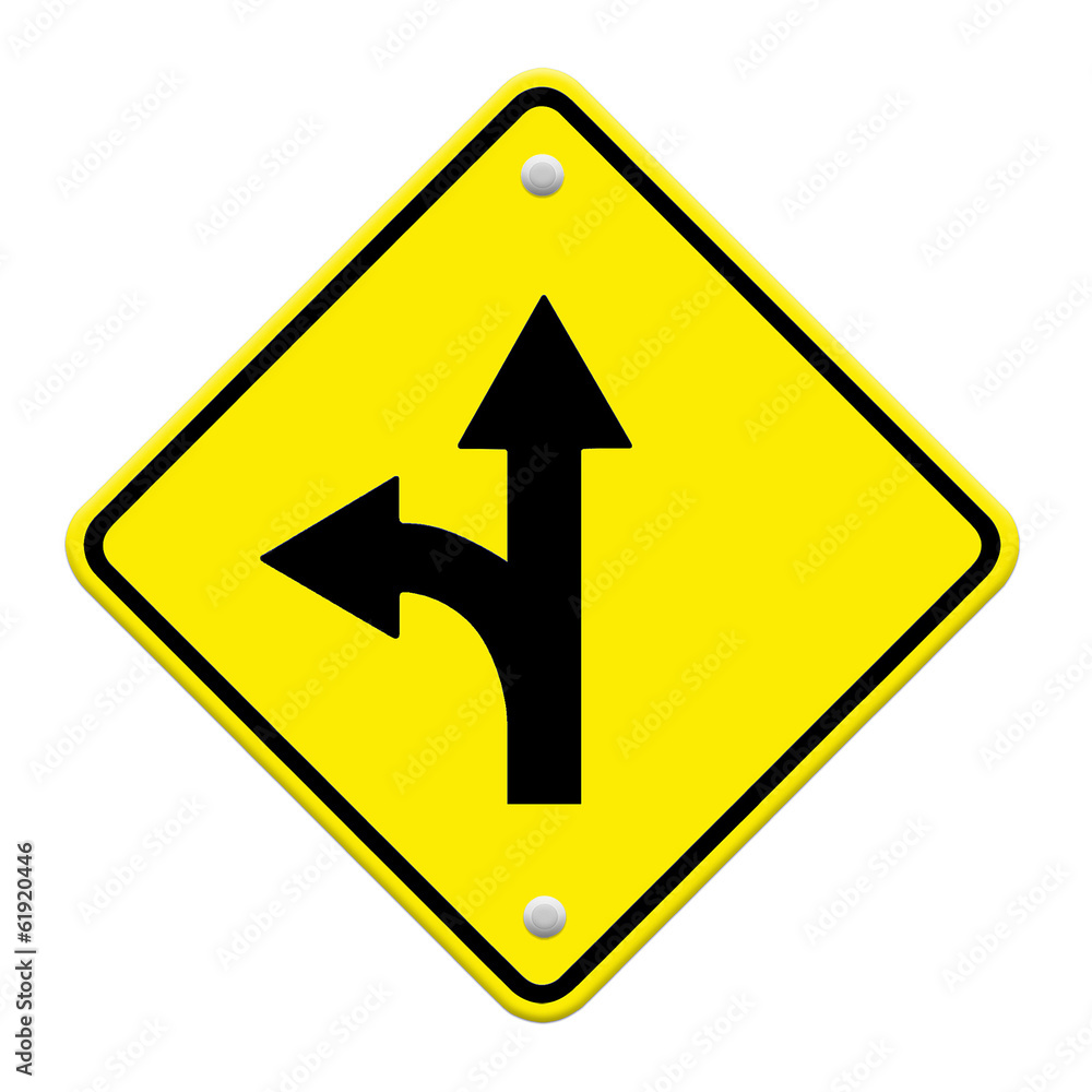 three intersection sign three intersection sign