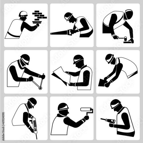 technician icons, engineering icons