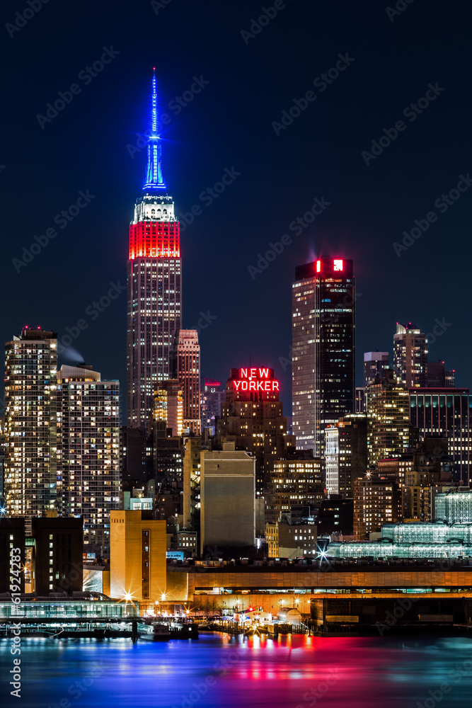 Fototapeta premium Empire State Building z okazji Dnia Prezydenta