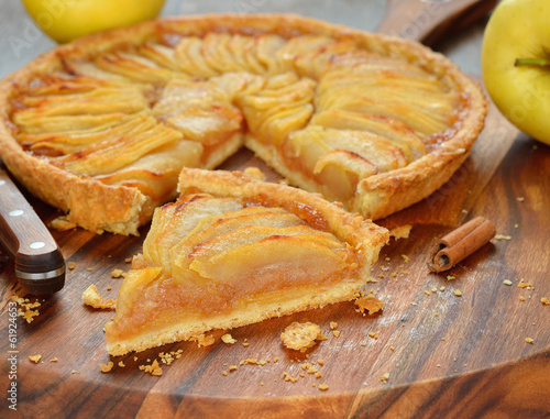 Fotografia French apple tart