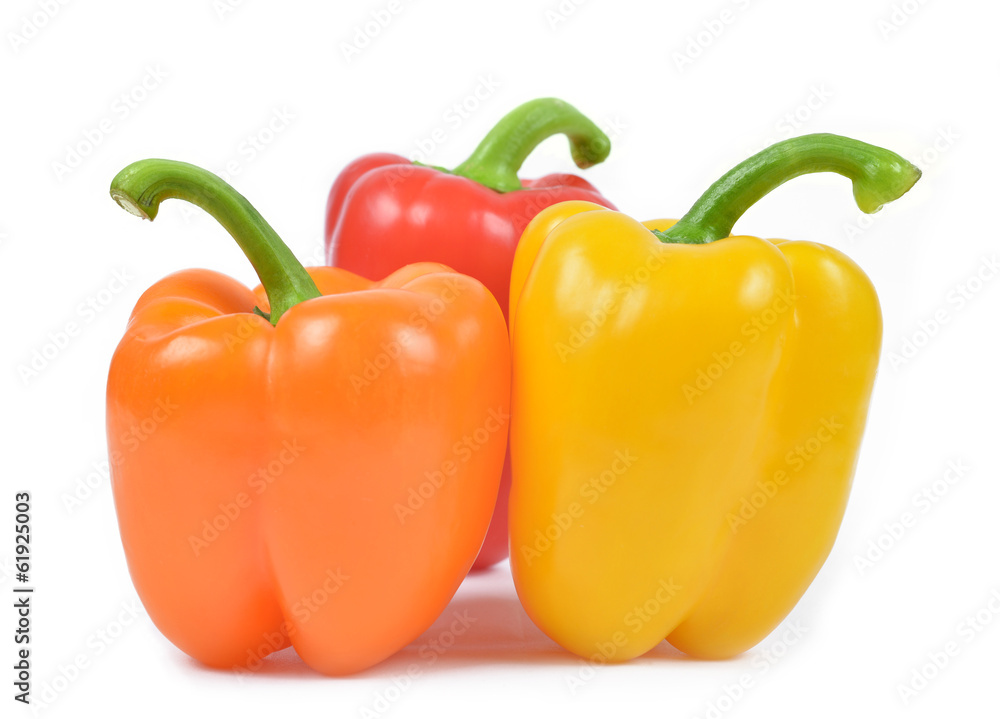 bell pepper isolated on white background bell pepper isolated on white background