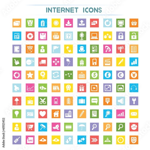 web  internet icons