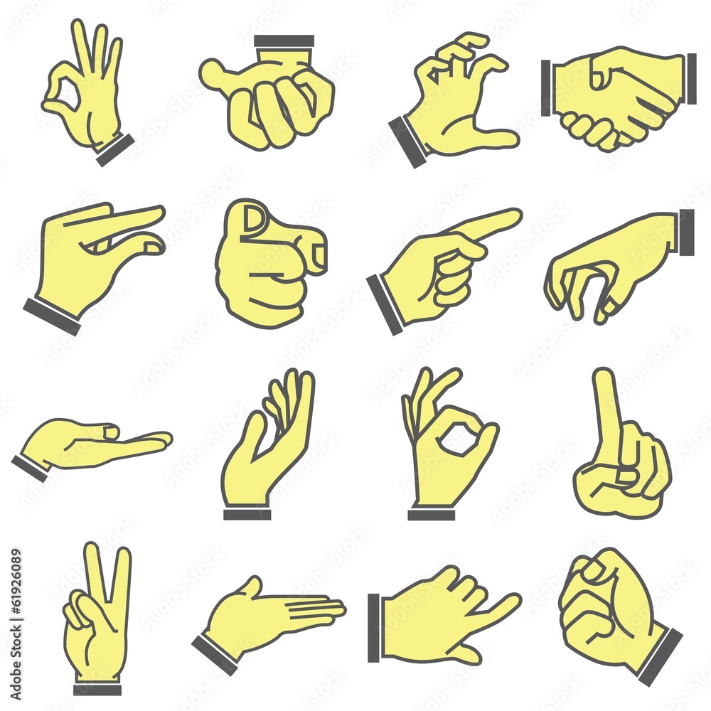 Fototapeta premium hand set