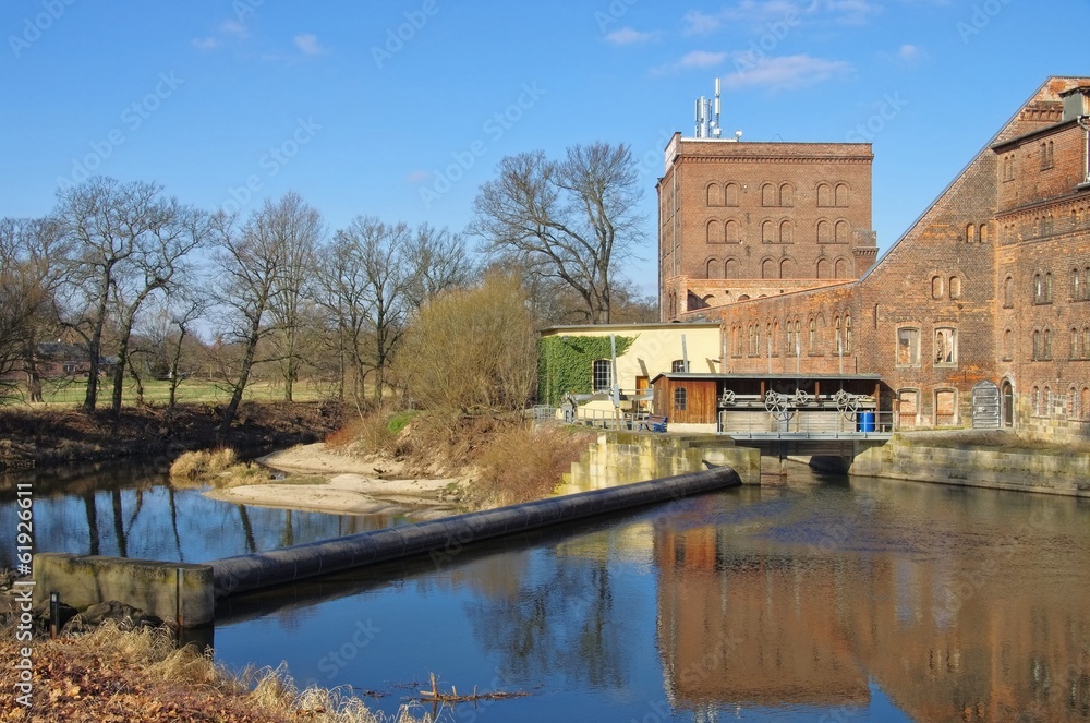 Fototapeta premium Dessau Jonitzer Muehle - Dessau Jonitzer water mill 01