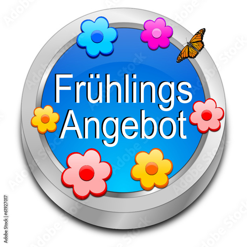 Frühlings Angebot Button