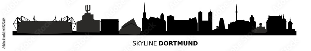 Obraz premium Skyline Dortmund