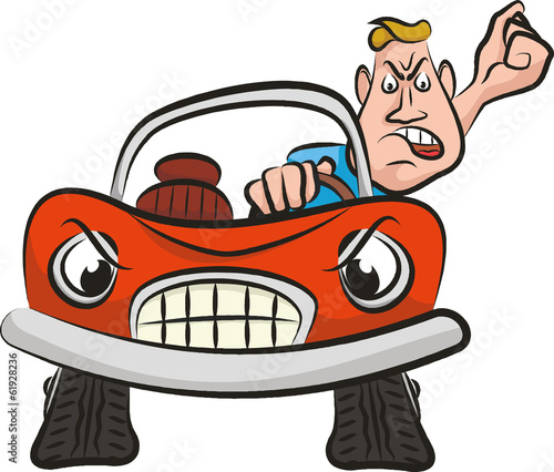 crazy driver - fury in the road