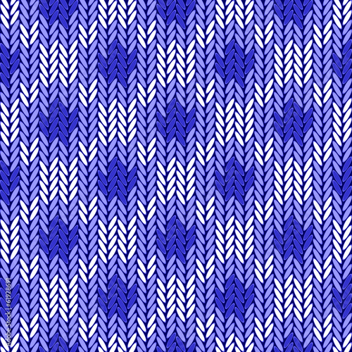 Design seamless colorful geometric knitted pattern. Thread textu