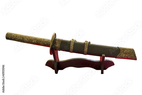 Japan samurai sword