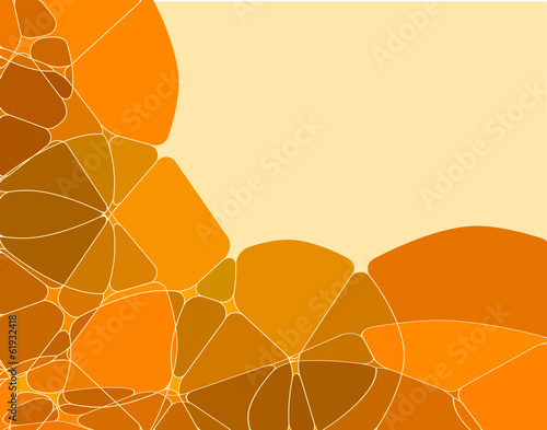 Orange abstract composition © Adrian Grosu