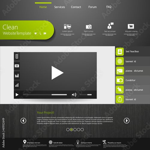 business website template