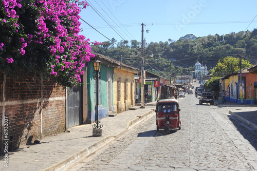 The village of Conception de Ataco on El Salvador photo